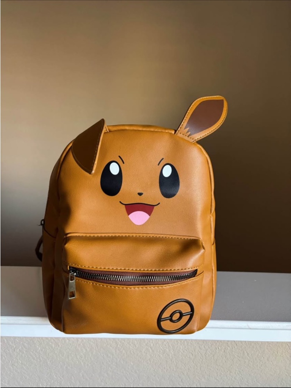 Bioworld Eevee 3D Face Mini Backpack - Pokémon